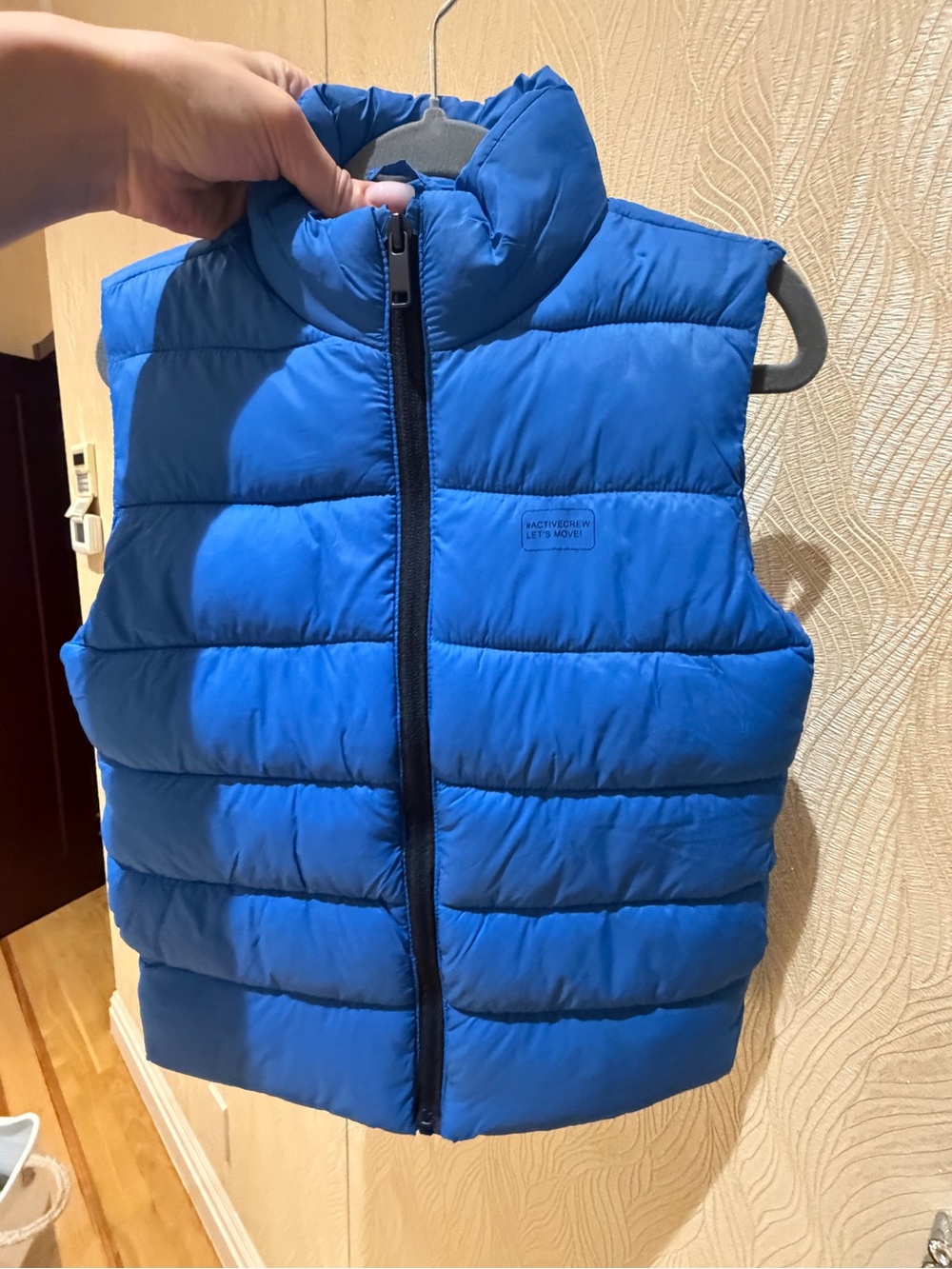 Kids Blue Quilted Puffer Vest - Sleeveless Jacket